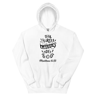 Matthew 6:33 - Verse Sweatshirt with Hood V1