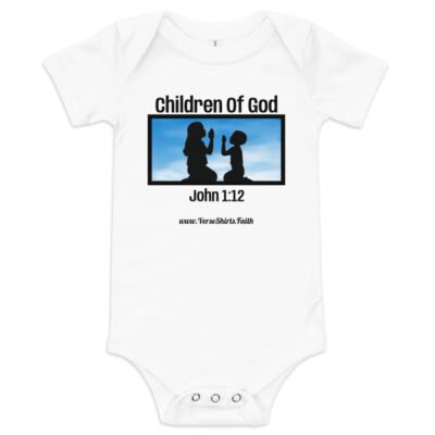 John 1:12 Baby Verse Onesie / Bodysuit V2