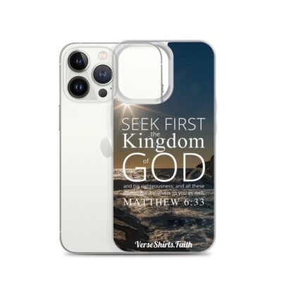 Matthew 6:33 Clear Verse Case for iPhone®