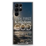 Matthew 6:33 Clear Verse Case for Samsung®