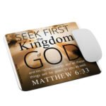 Matthew 6:33 Verse Mouse Pad