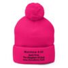 Matthew 6:33 Pom-Pom Beanie Verse Hat - Image 2