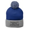 Matthew 6:33 Pom-Pom Beanie Verse Hat - Image 9