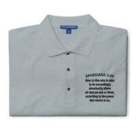 Ephesians 3:20 Polo Verse Shirt