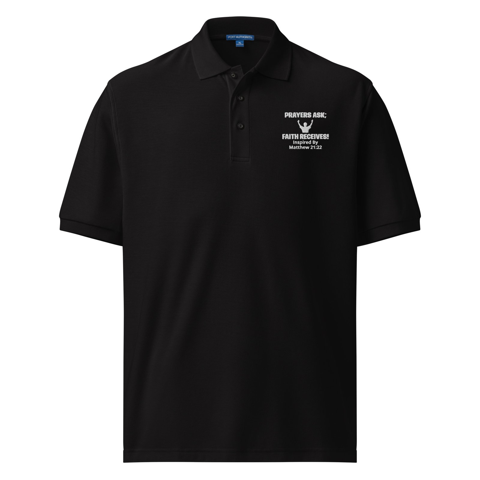 Matthew 21:22 Inspired Polo Verse Shirt - Image 7