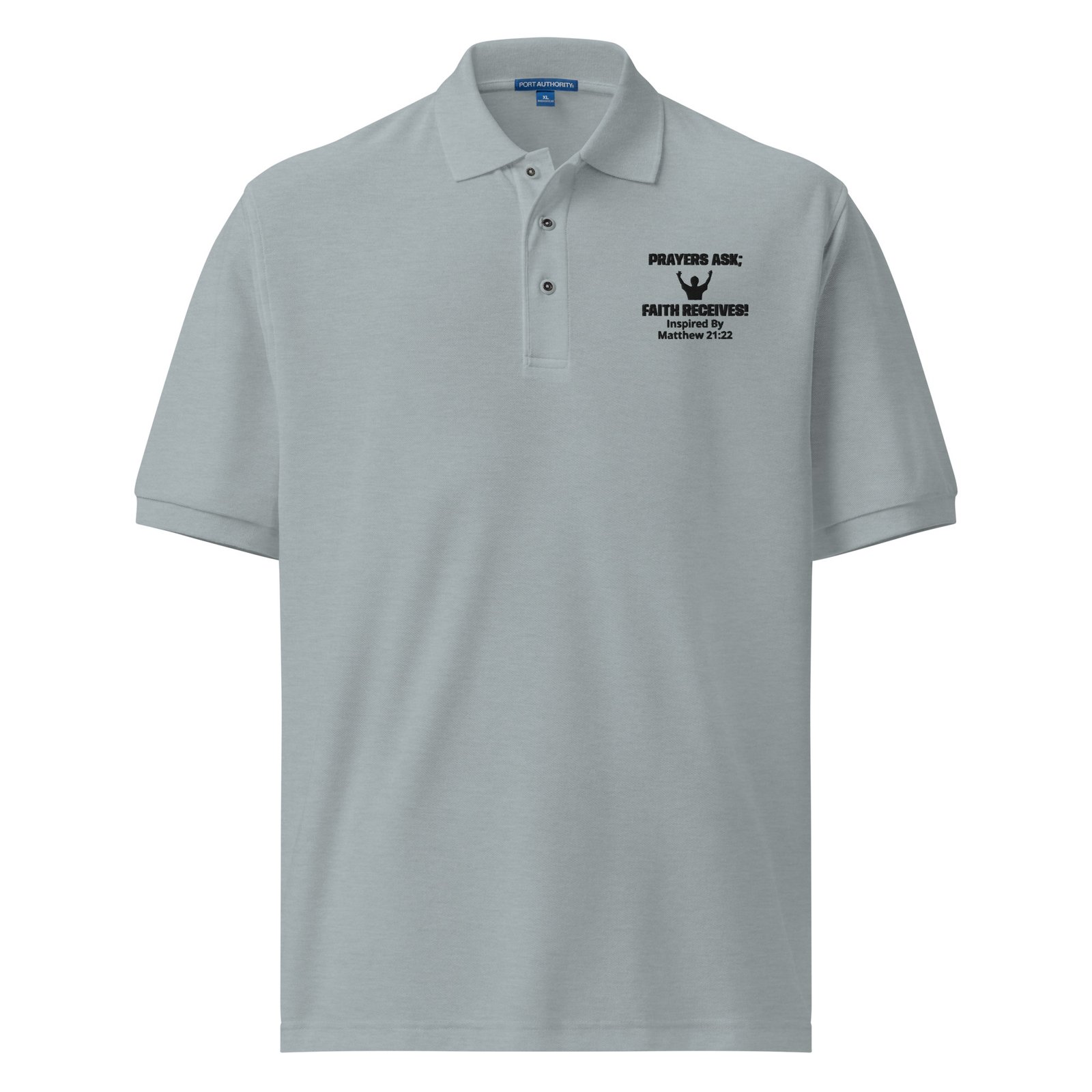 Matthew 21:22 Inspired Polo Verse Shirt - Image 5