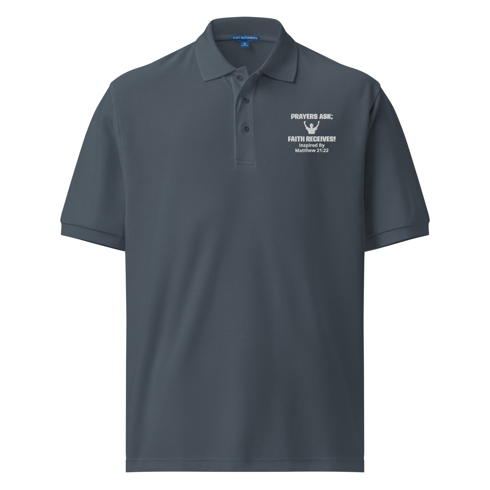 Matthew 21:22 Inspired Polo Verse Shirt - Image 6